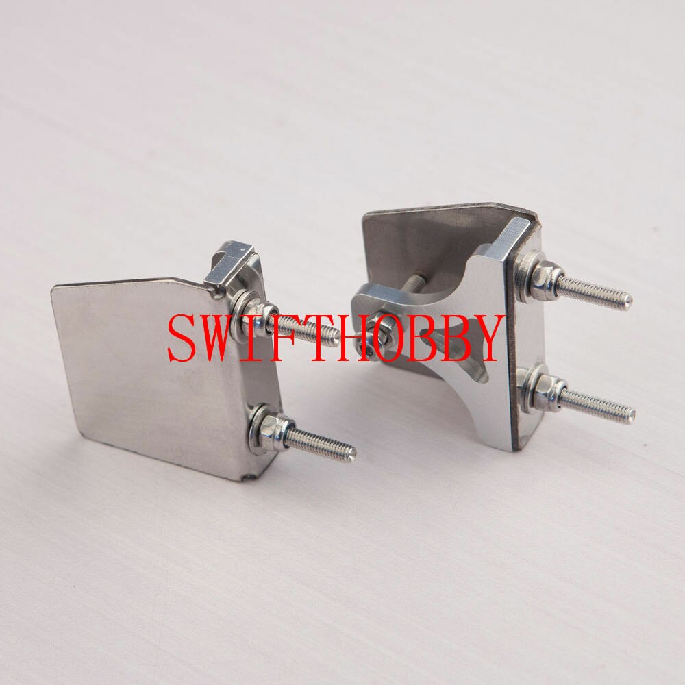 2pcs CNC Trim Tabs 38mm X 30mm set for small electric nitro rc boat