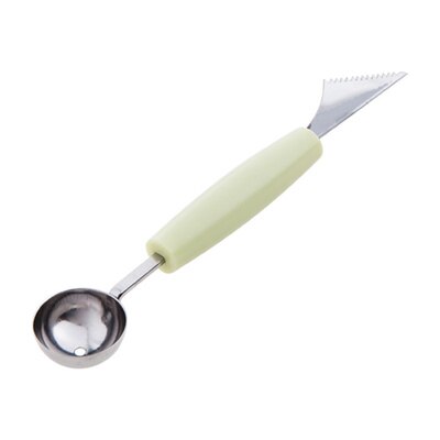 schlicht Obst Melone Baller Carving Messer Haushalt Obst Carving Werkzeug Küche Zubehör Küche Spielereien: Grün