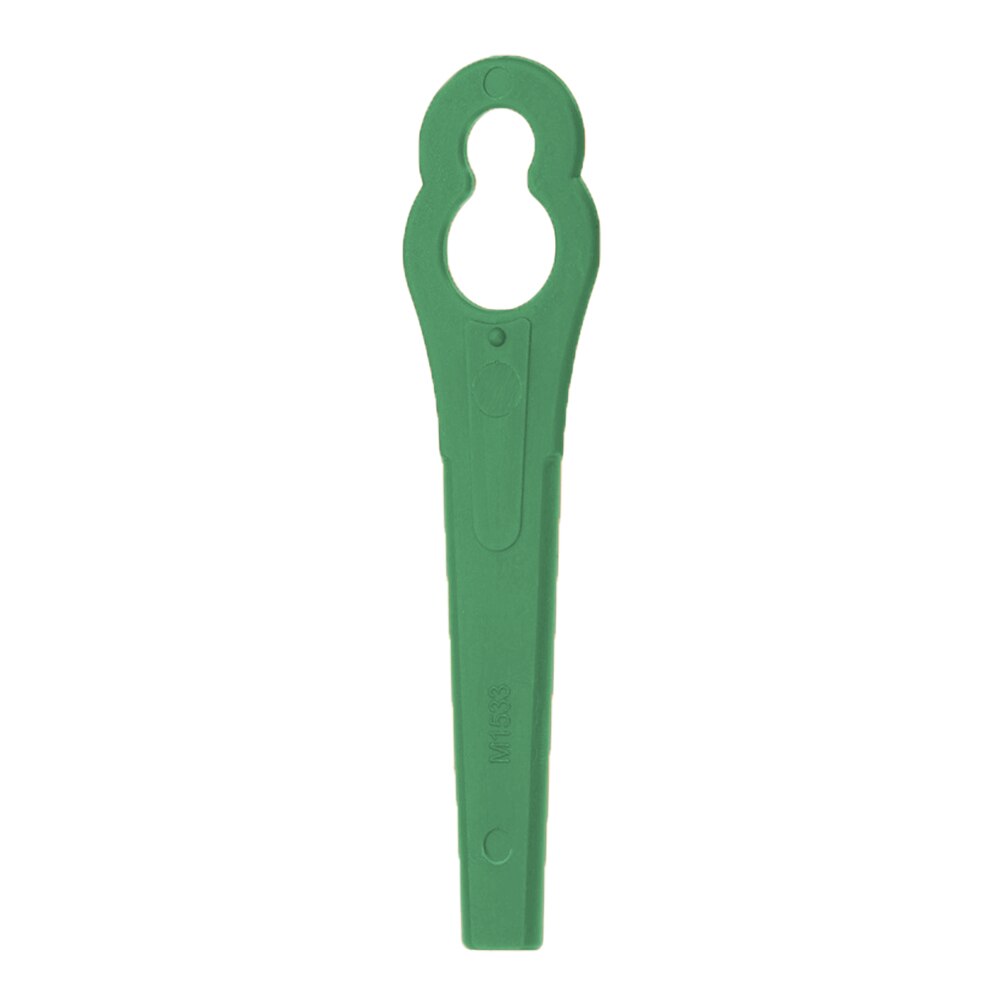 100pcs Plastic Cutter Blades Grass Trimmer Plastic Blades Replacement Grass Trimmer Plastic Blade Brushcutter Garden Accessories: Green