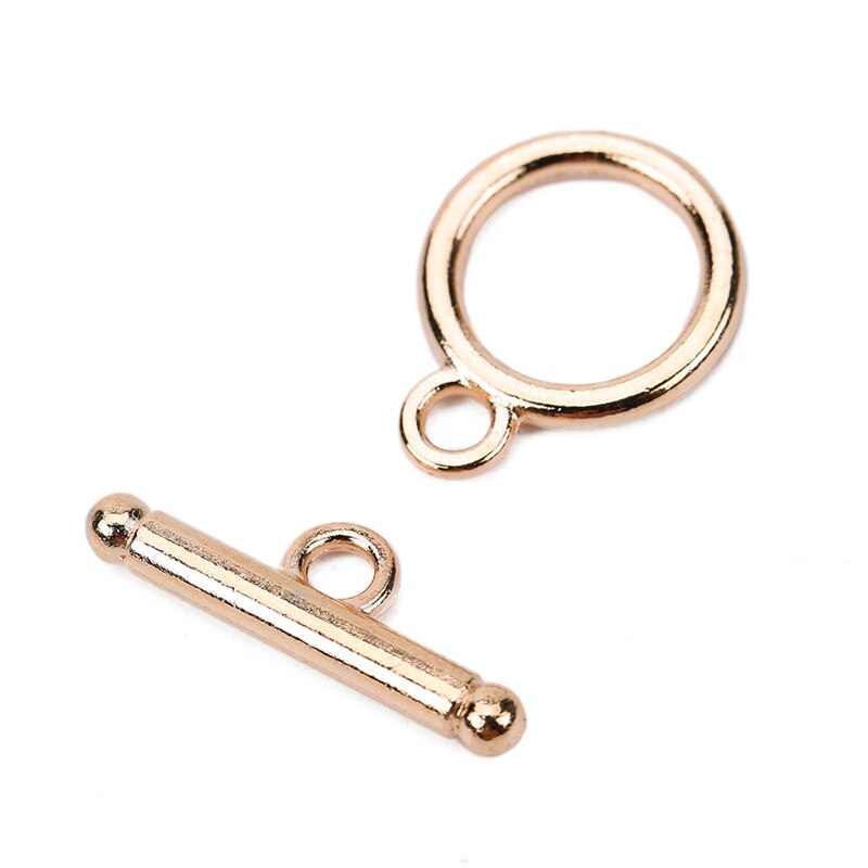 20sets Gold Color Alloy Toggle OT Clasps Hooks Metal End Connectors For Bracelet Necklace Findings Diy Jewelry Making Supplies: Kc Gold