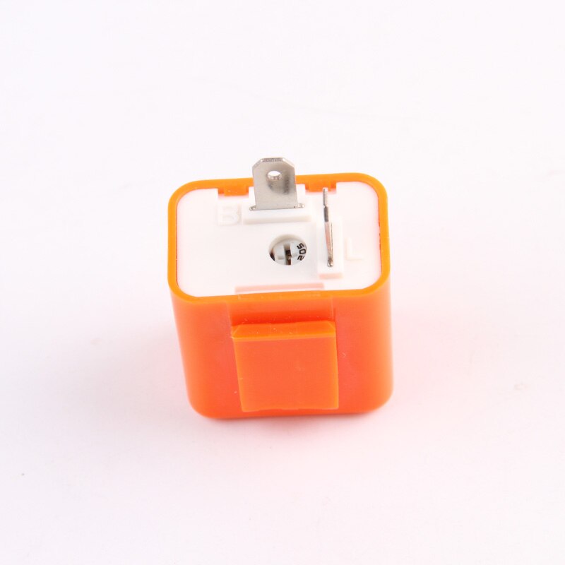 12V 2-Pin Speed Verstelbare Led Smd Flasher Relais Motorfiets Richtingaanwijzer Control Hyper Waterdichte Automatische Bescherming