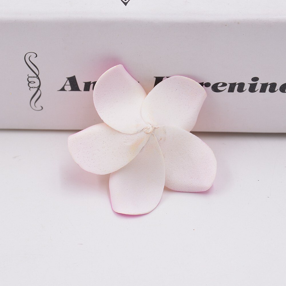 10 stks/partij 4 cm Foam Hawaii Strand Bloemen Voor Bruiloft Doos Decoratie DIY Kunstmatige Krans Levert Zomer Krans Craft