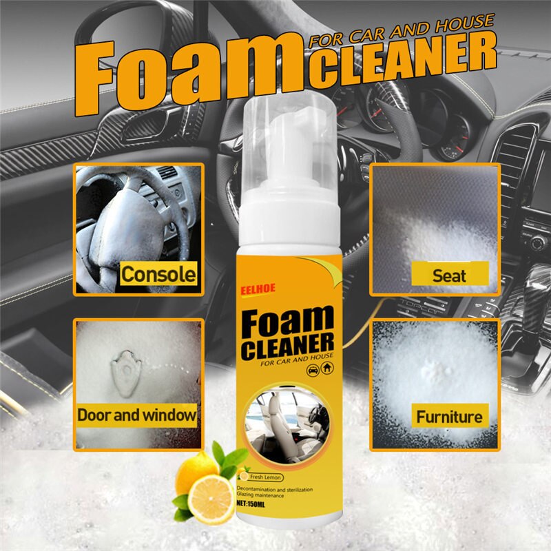 100ml Foam Cleaner Rust Remover Multi-purpose Car Seat House Sofa Clean Tools For Auto Interior Detailing Care Accessories U3