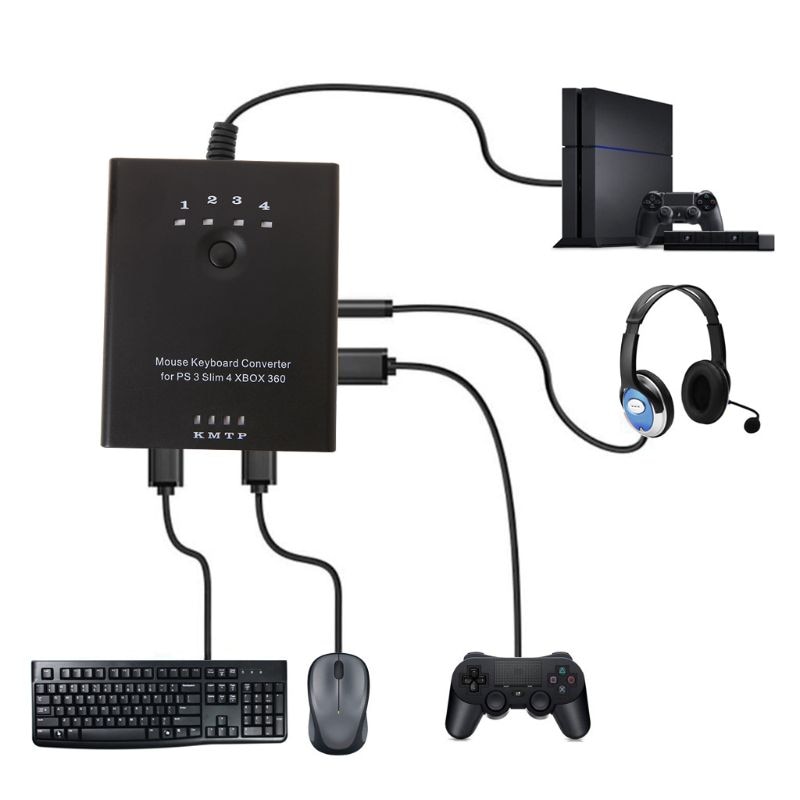 Muis Toetsenbord Converter Adapter Voor PS3/PS4/Xbox 360/Xbox One / Xbox One S Zonder Vertraging compatibel Met Alle Games