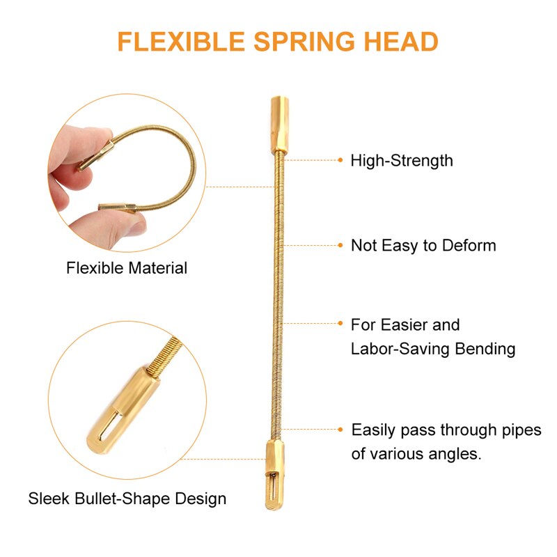 10Pcs/Set 4mm x 1M Cable Push Puller Running Cable Wire Kit Wall Electrical Cable Installing Rods Wiring Accessories