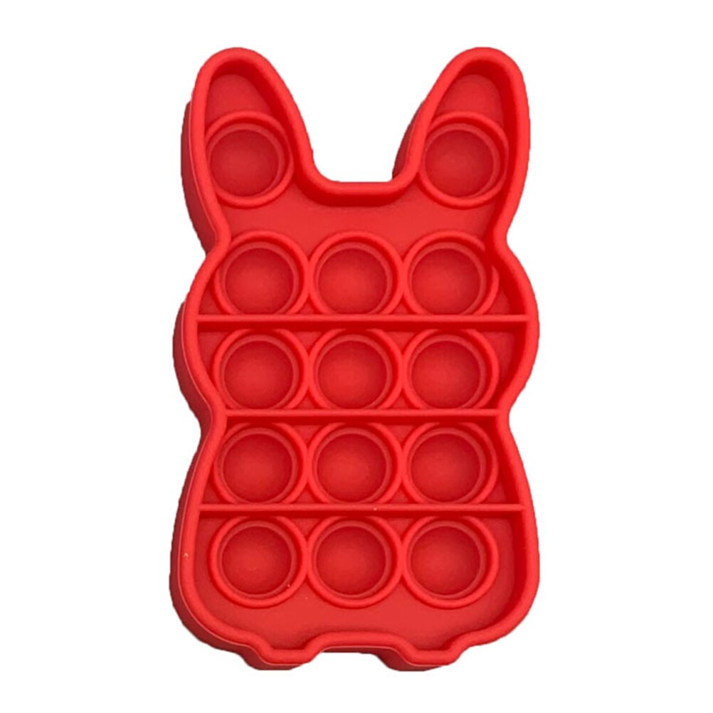 Push Bubble Fidget Zintuiglijke Speelgoed Antistress Speelgoed Volwassen Kinderen Fidget Het Zintuiglijke Speelgoed Autisme Speciale Behoeften Stress Reliever: Grijs