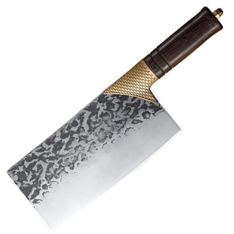 Hand Forged Kitchen Knife Housewife Kitchen Special Bone Cutting and Slicing Dual-Purpose Knife Hotel Chef Meat Cutting Knife