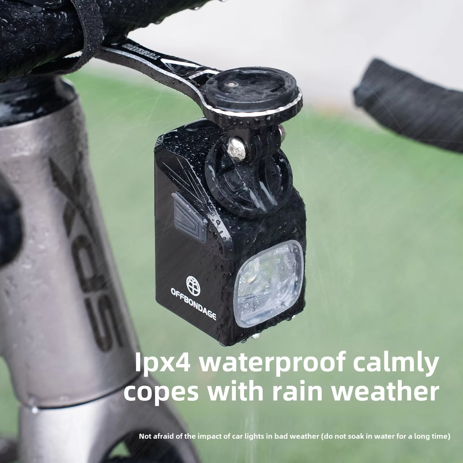 OFFBONDAGE Elektrische Scooter Licht Voor 1000LM Licht 4000mAh Zaklamp USB Opladen MTB Fietsen Lamp Elektrische Fietsaccessoire