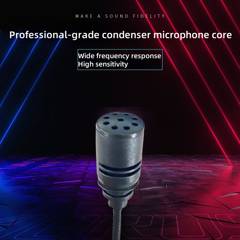 mini microfono flessibile con capacità Jack da 3,5 mm 2/3/4 poli portatile per altoparlante scheda Audio PC computer portatile telefono cellulare