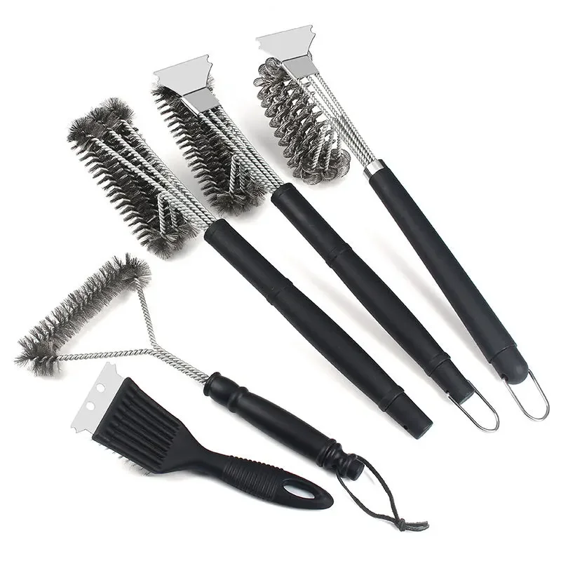 Große Grill bürste und Schaber Grill bürste für Grill, sichere 18 "Edelstahl gewebte Draht 3 in 1 Borsten Grill reinigungs bürste