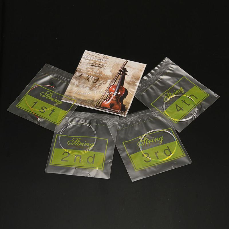 4pcs/set Violin Strings E-A-D-G Steel+Nickel Wire Musical Instrument Parts Accessories