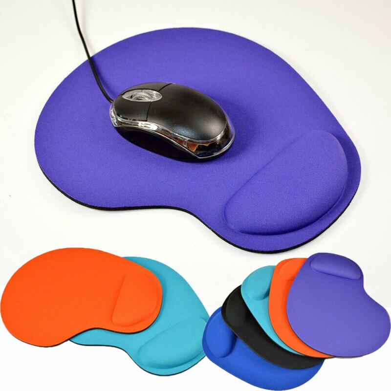 Skydd handled musmatta spel kontor musmatta matta handledsstöd stöd för pc laptop 2- i -1 memory foam kudde 24*20cm