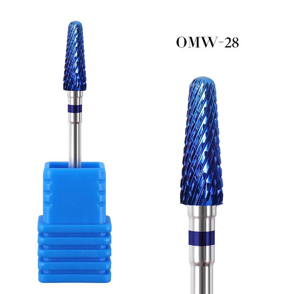 1PC szlifowanie paznokci próżniowe stal wolframowa wiertła do paznokci do Manicure rosyjski frez usuwania żel lakier zestaw przyborów do paznokci: Type 8