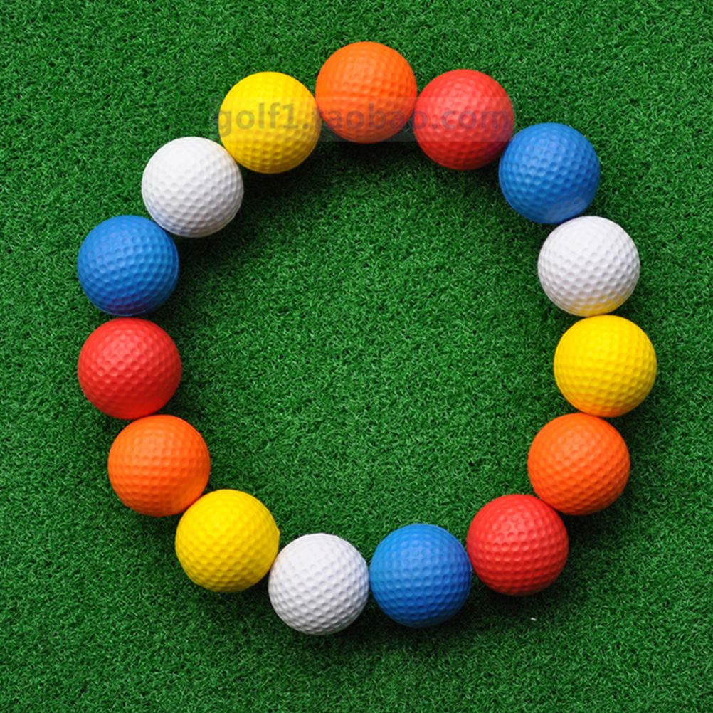 22Pcs Golfbal Holle Bal Niet-poreuze Bal Golf Swing Training Aids Dubbellaags Golf Practice Ballen Voor indoor Swing Game