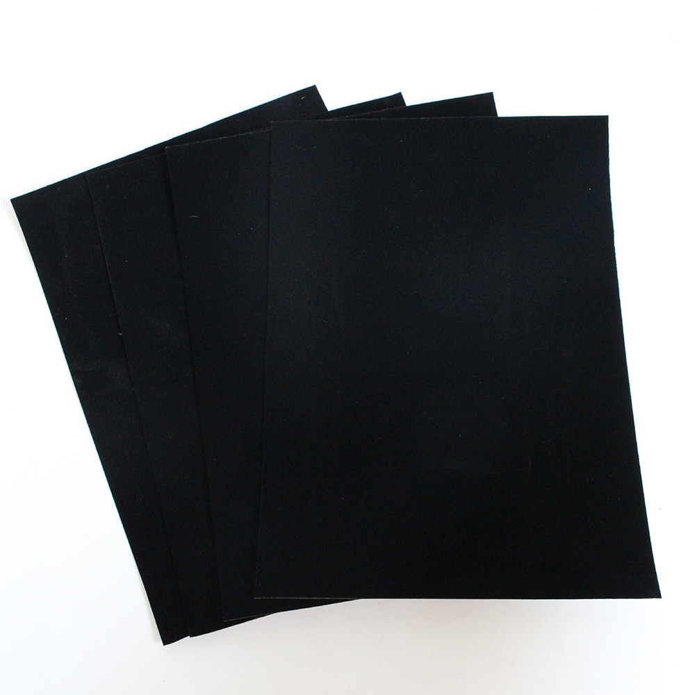 10 stk. klæbende bagsidefiltark stof klæbrige bagsideark selvklæbende multifunktionel diy-klud til kunsthåndværk