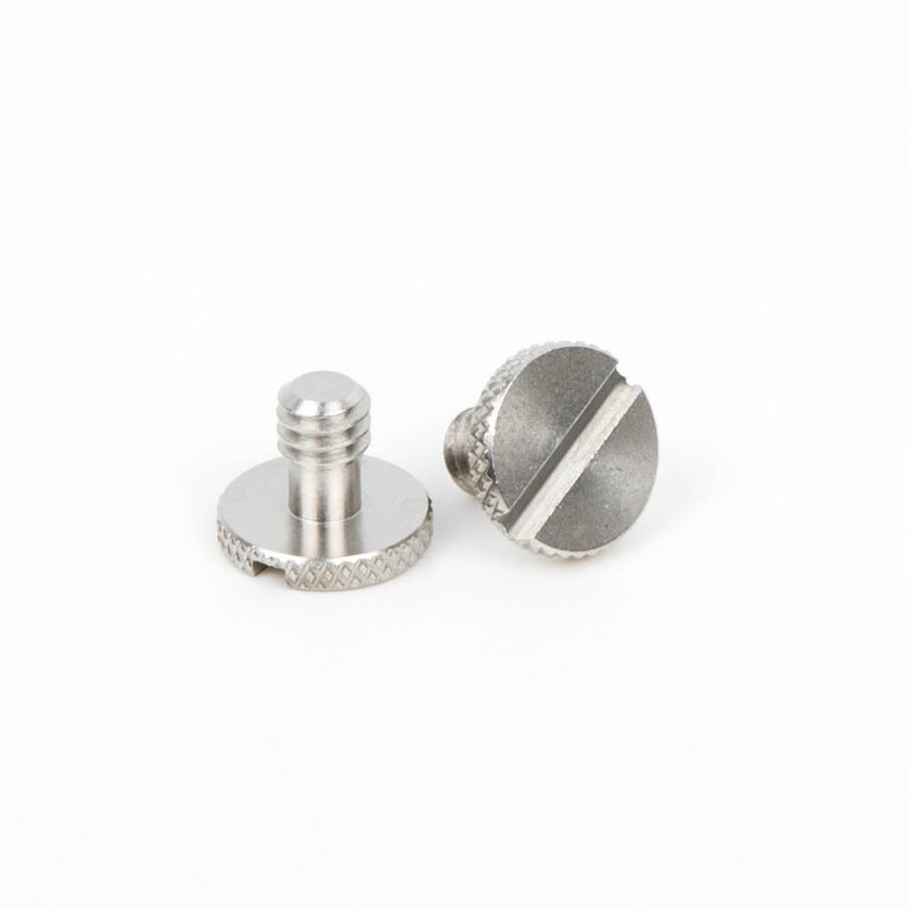 Tornillo de cámara fr Sachtler de liberación rápida, carcasa de cuero, jaula, cardán, trípode deslizante, soporte de placa de cabeza fluida QR, 5 piezas, 1/4 pulgadas