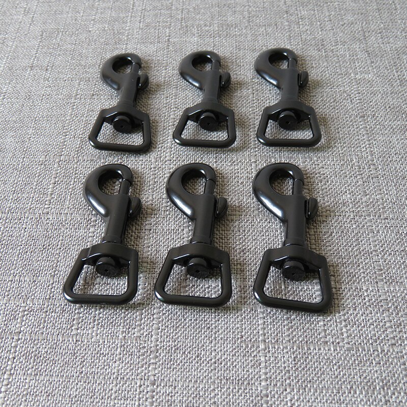 1 stk 12mm 15mm 20mm 25mm metalspænde karabinhage gør-det-selv hundesnor bæltestropper spænde klipskrog syning gør-det-selv tilbehør stærk hardware