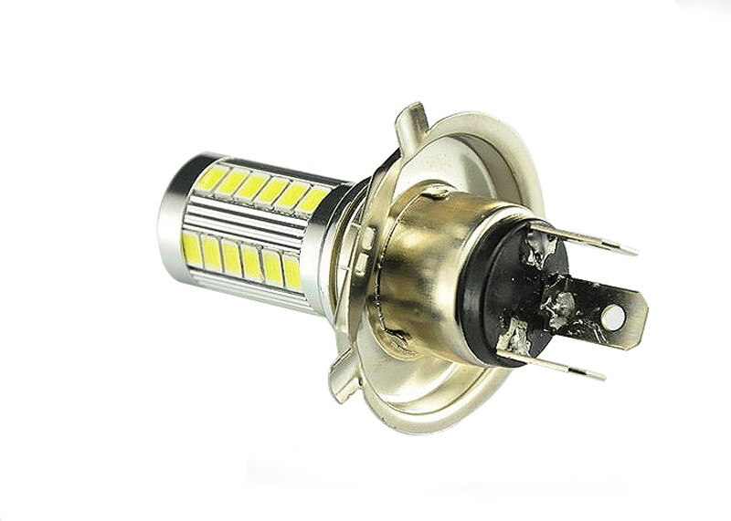 1PCS H4 LED Lamp Auto Koplamp Koud Wit 33 SMD 5630 5730 Licht Lamp Auto Mistlamp Koplamp 12V DC