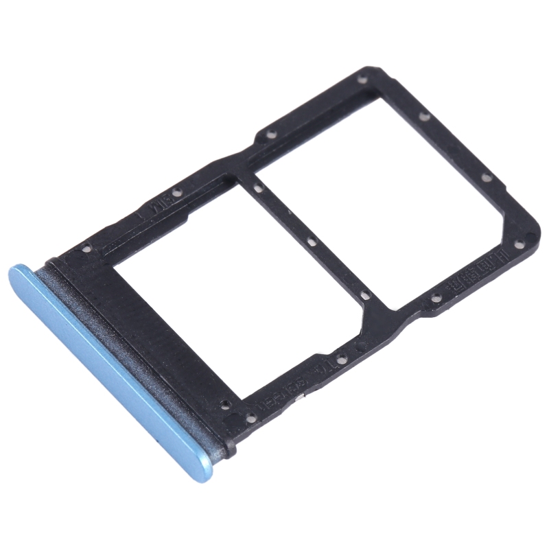 SIM + SIM Card Tray For Honor X8a Phone Dual SIM Card Tray Replacement Part: Blue