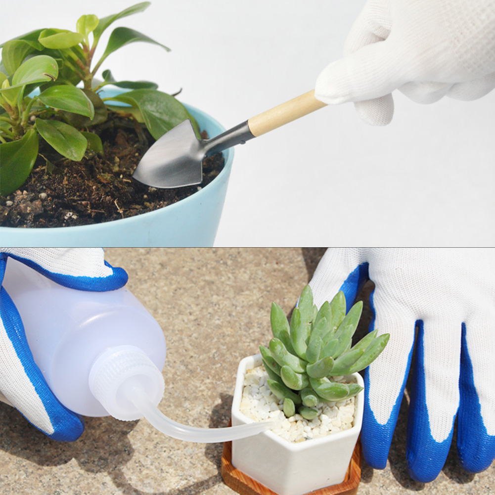 13/14/18pcs Mini Garden Watering Tool Toys Set Succulent Gardening Tool Set Garden Shovel for Children Garden Toy