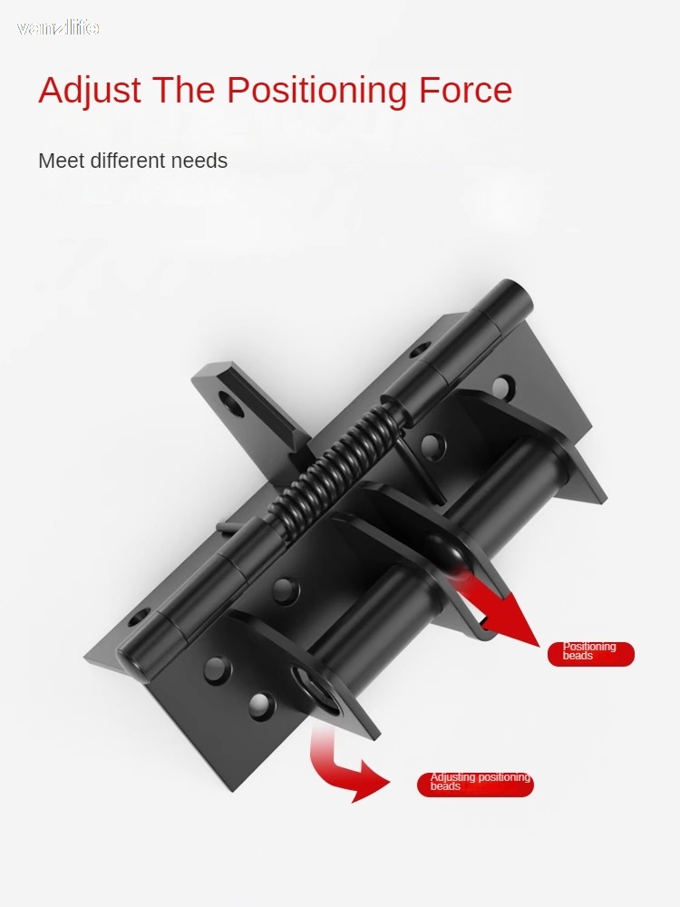 Bisagra de resorte de puerta de cierre automático, cierre de puerta de madera, rebote, armario, Invisible, posicionamiento de ángulo recto de 90 grados