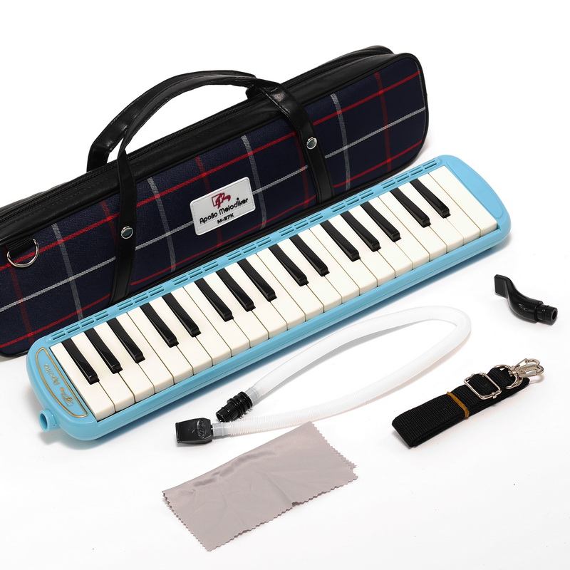 Apollo m -37k keyboard harmonika 37 taster melodica til undervisning (med bærepose)