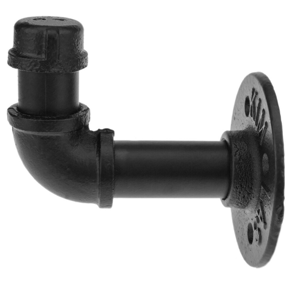 Primematik-Staal Wandrek 1 Haak. Kleerhanger En Handdoekenrek Industriële En Vintage Tube