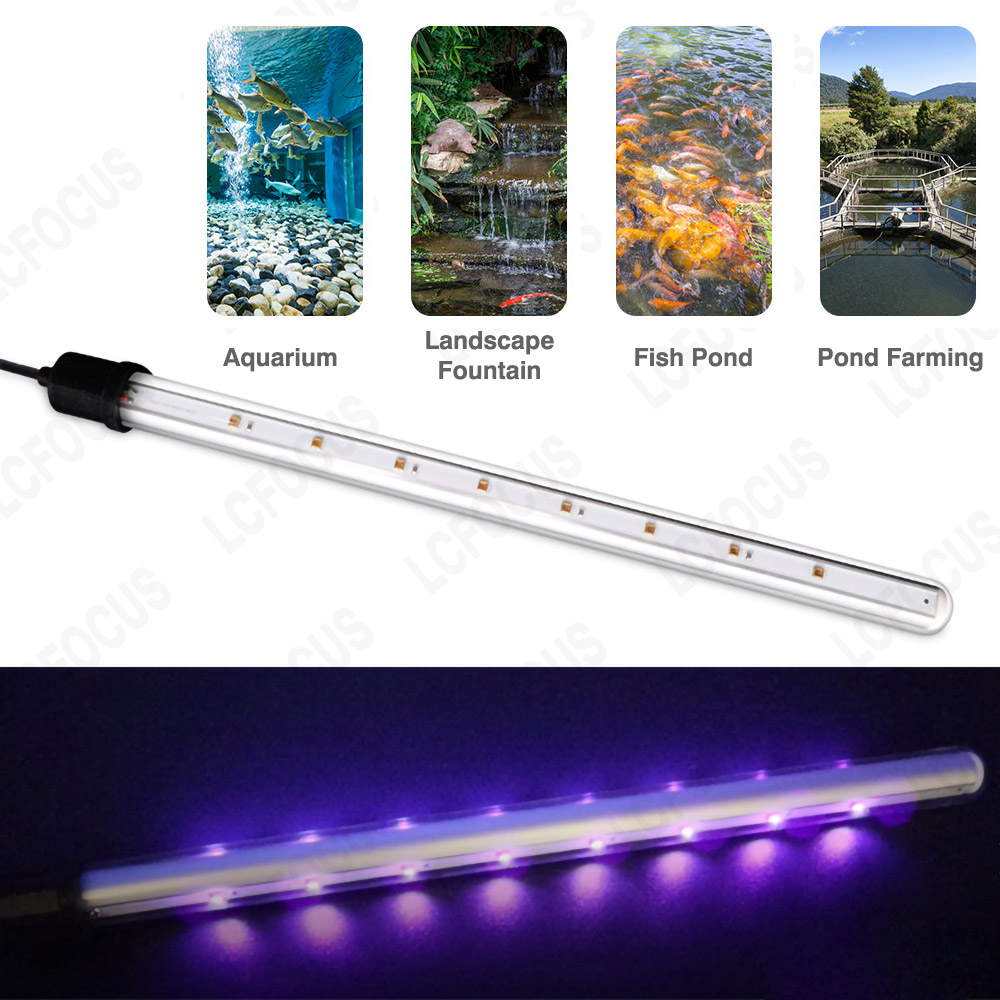 T6 4W 6W 8W 10W LED UV lamp 270nm 280nm UVC IP68 waterdichte lamp 12V 24V voor water lucht sterilisatie zuivering desinfectie