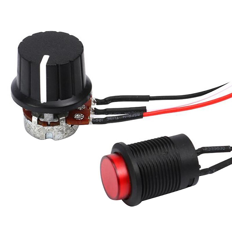 Digital Display Motor Motor Controller DK-PWM DC Speed Controller 12V 24V Reverse Connection Overload Short Circuit Protection