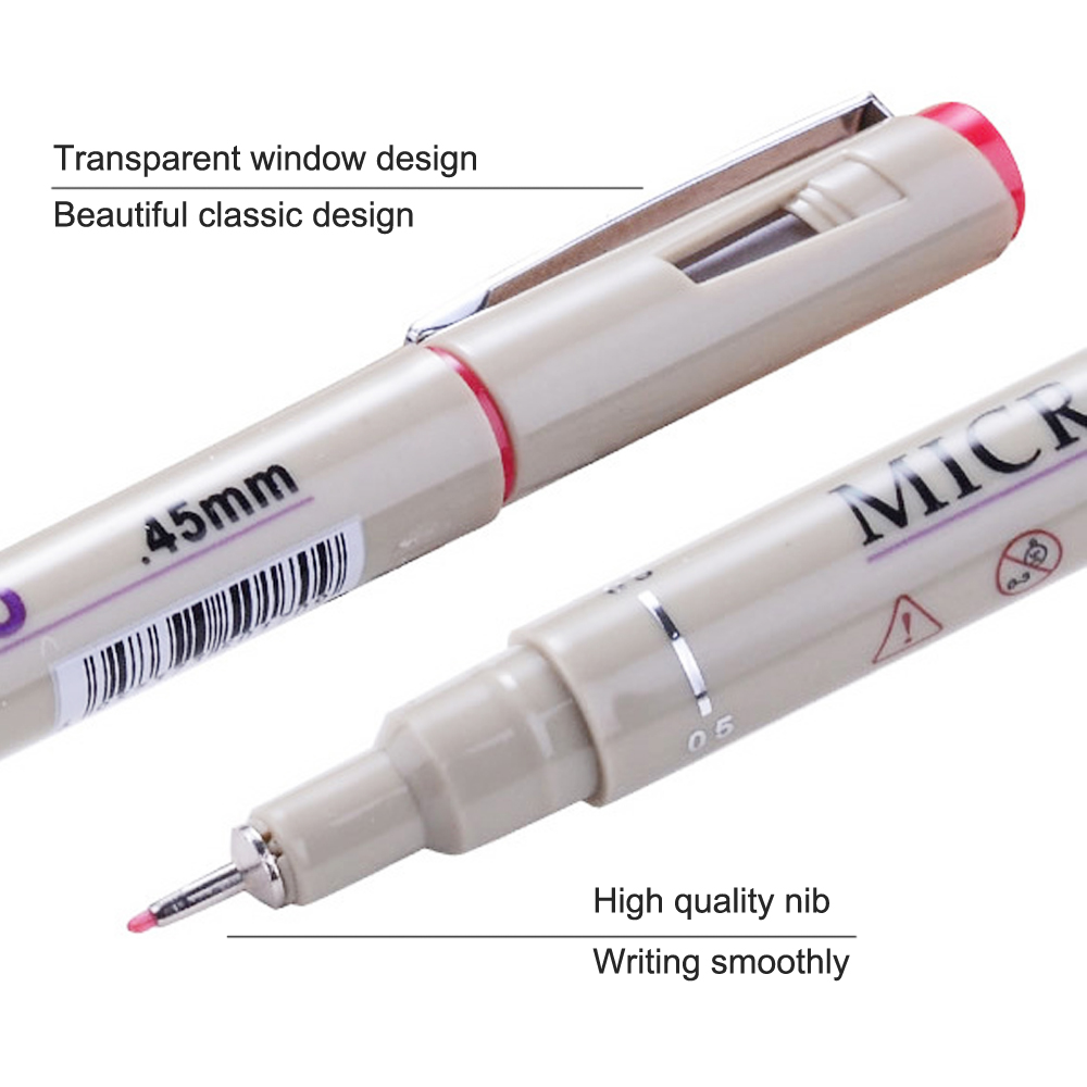 12 Colors PRO Pigma Micron Pen Set Waterproof Finecolour Needles Liner Pens Drawing Lines Colour Pen Dessin tombow Art Supplies