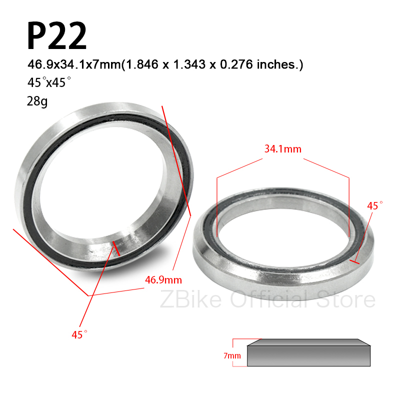 Bicycle Headset Bearings 41/41.8/47/49/51/52mm Mtb Road Mountain Bike Scooter Headset Bearing Repair Parts Cycling Accessories: Blue
