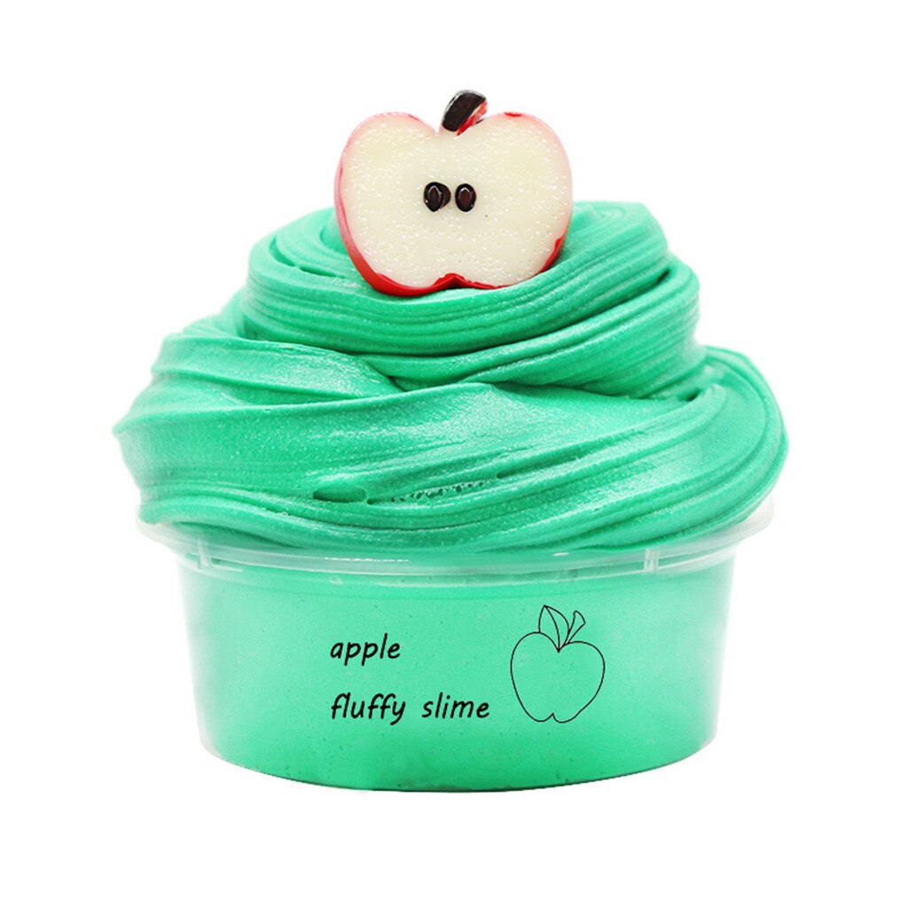 60ml Fruit Butter Fluffy Slime Supplies Toys Polymer Clay Additive Putty Soft Plasticine For Modelling Slime Charms Accessories: C