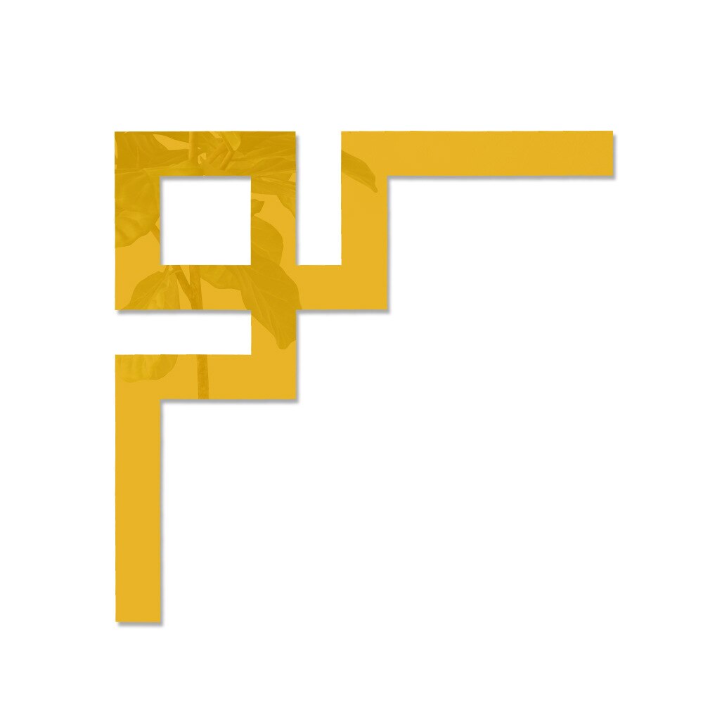 4 Pcs Door Wardrobe Background Wall Corner Decoration Acrylic Mirror Stickers Wallpaper Living Room Home Decor Accessories