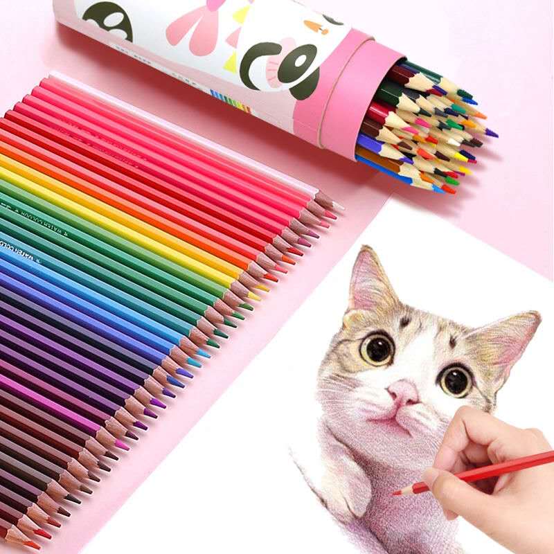 Colored Pencil Children Oily Colored Graffiti Pencils Painting Cute Drawing Pencil For Kids Drawing