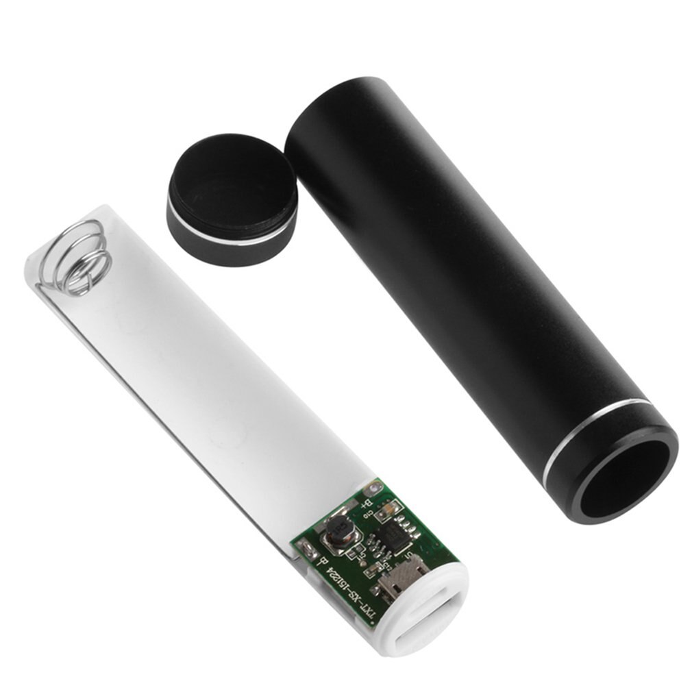 wielobarwność przenośne etui na Powerbank DIY 1x18650 Powerbank obudowa uchwyt baterii z Port ładowania usb