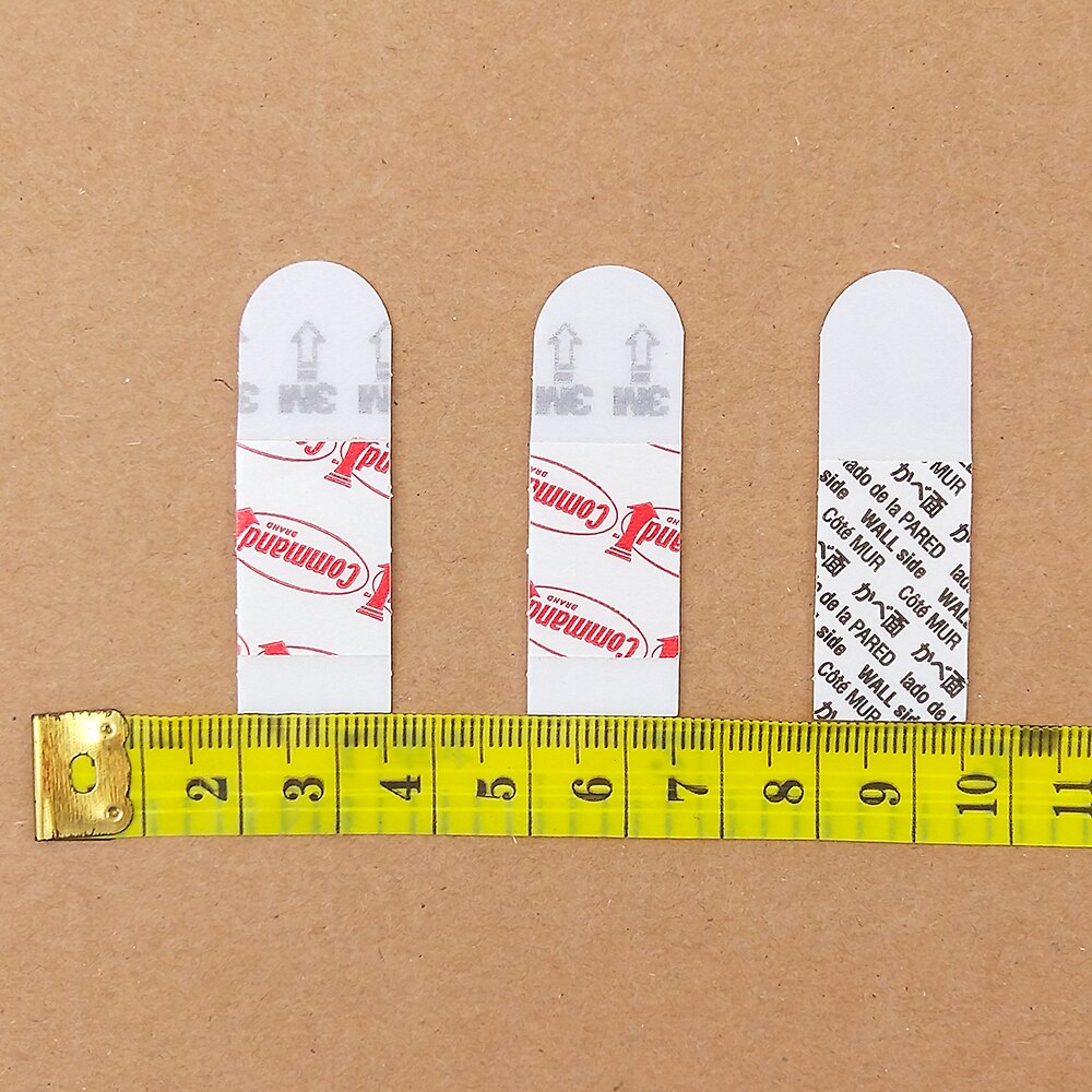 3M command refill strips double sided adhesive strips for picture hanging strips, damage-free hanging,small size 4.6cm*1.5cm