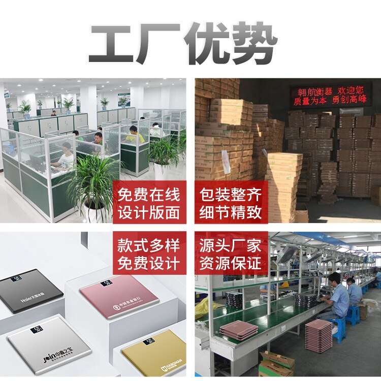 USB rechargeable smart home weight scale adult precision health weighing scale electronic body scale