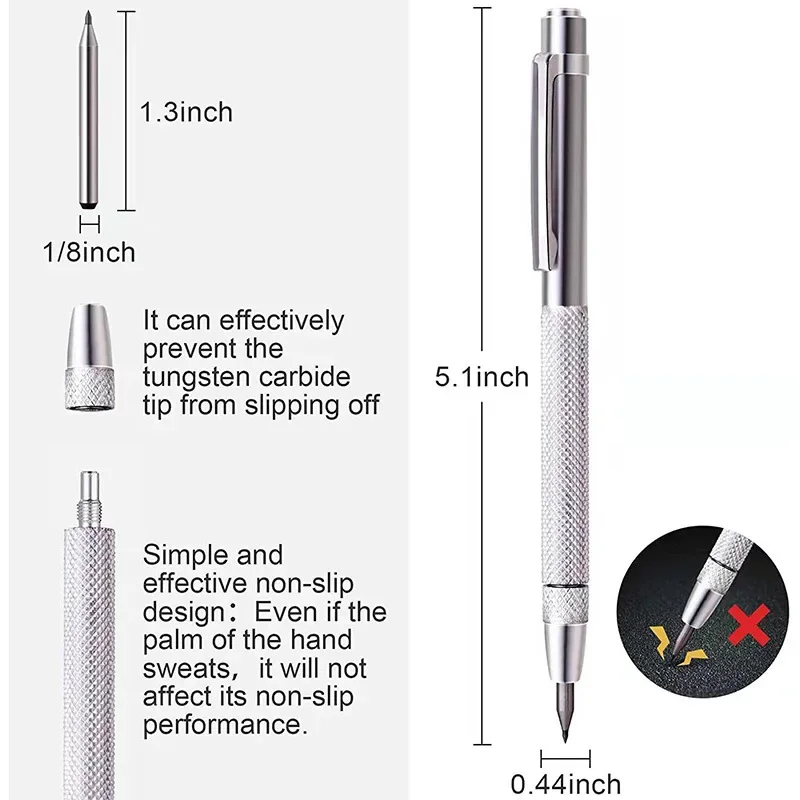 Diamant Ritzen Stift Wolfram Hartmetall Spitze Hartmetall Gravur Stift Wolfram Hartmetall Spitze Stift Stift Für Glas Keramik Metall Hand Zu