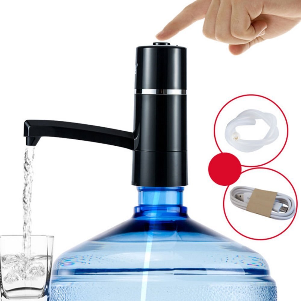 Electric Household Water Dispenser USB Charging Bottled Water Pumping Device 5W Touch Control Water Pumping Suction Machine