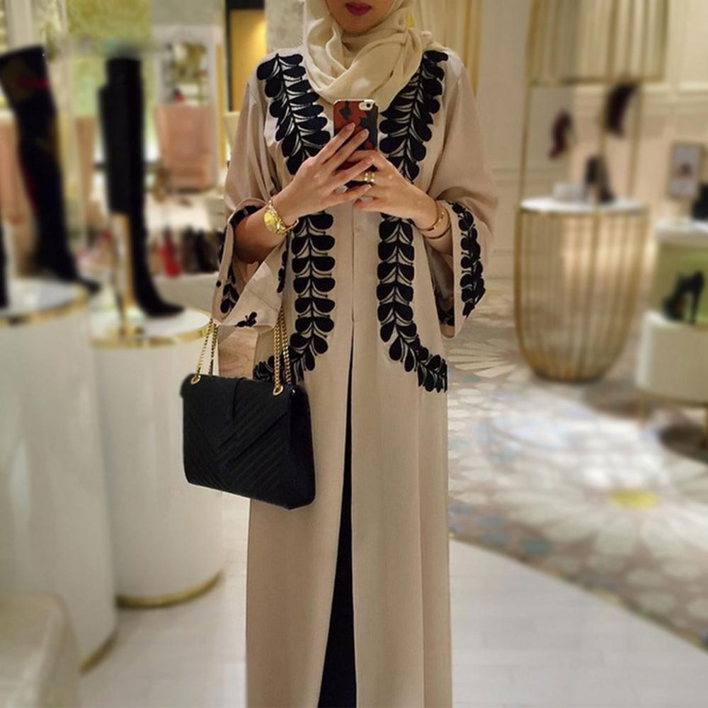 YAOHUOLE Kaftan lange kaftan voor heren, lange mouwen, met zakken, universele pasvorm, 02, wit, XXL
