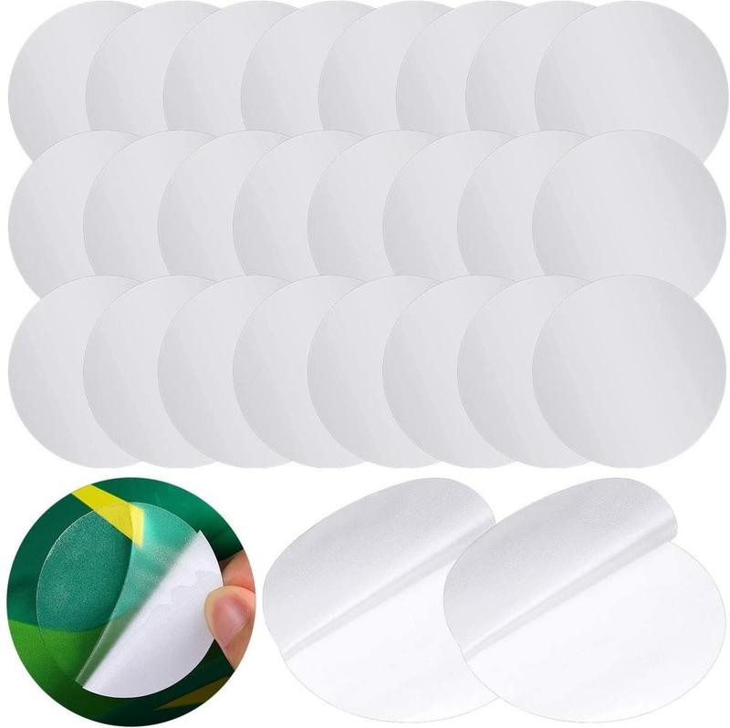 30Pcs Zwemmen Float Reparatie Patch Opblaasbare Tpu Transparant Patch Opblaasbare Product Patch Tent Waterdicht Zwemmen Ring Patch