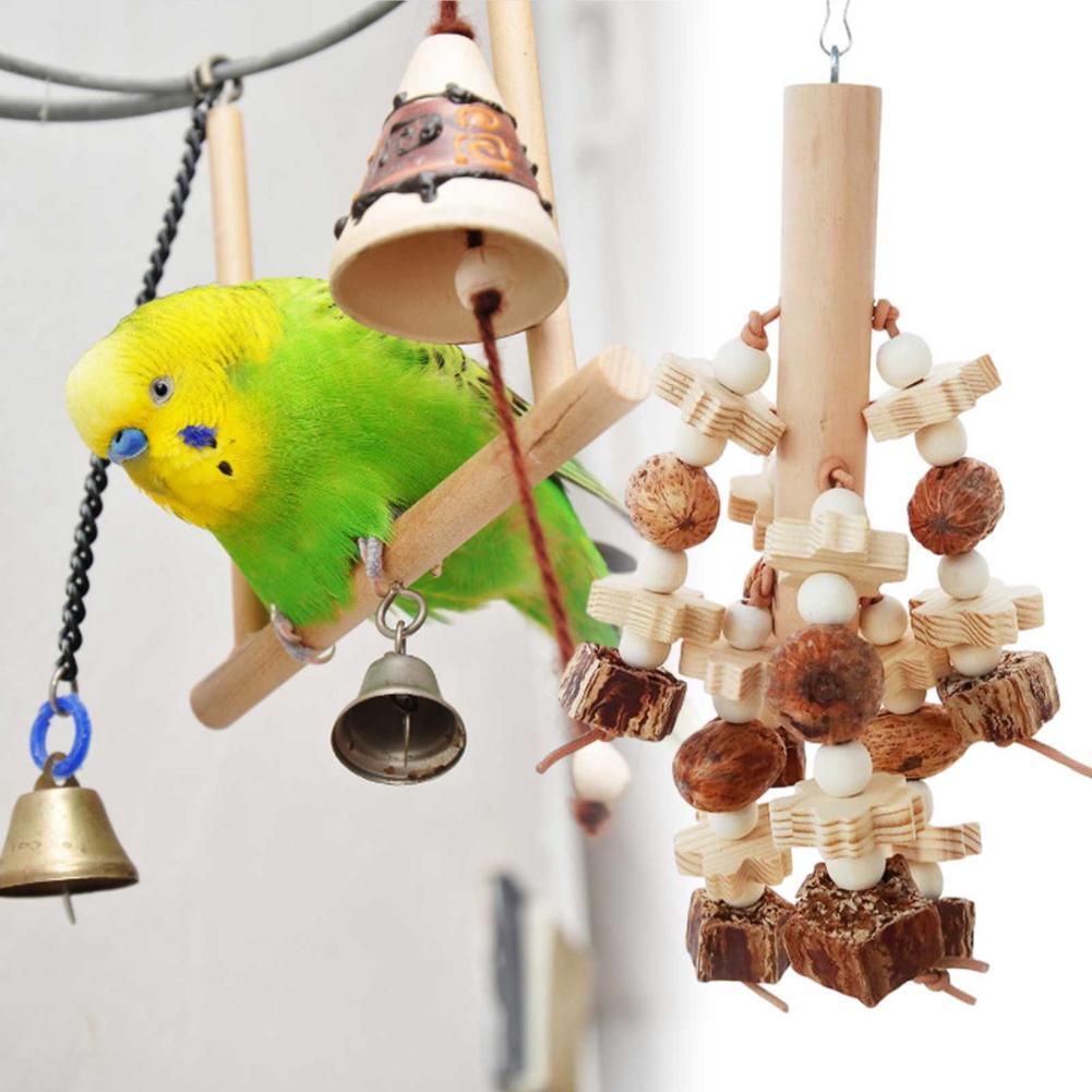 Bird Toys Cockatiel Parrot Toys And Accessories Stand Parkiet Fruit Biting Toys Ladder Parrot Supplies Parrot Swing