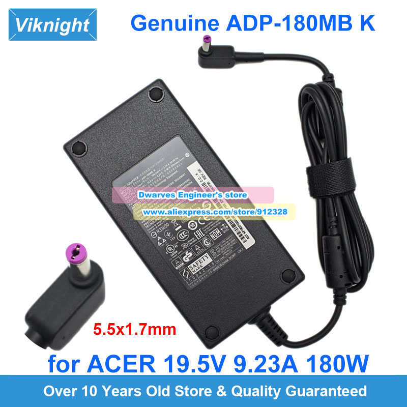 Original ADP-180MB K Adapter 19,5 V 9,23 A 180 W Laptop Ladegerät Für Acer PREDATOR HELIOS 300 G3-572 TRITON 500 NITRO 7 AN715 AN515