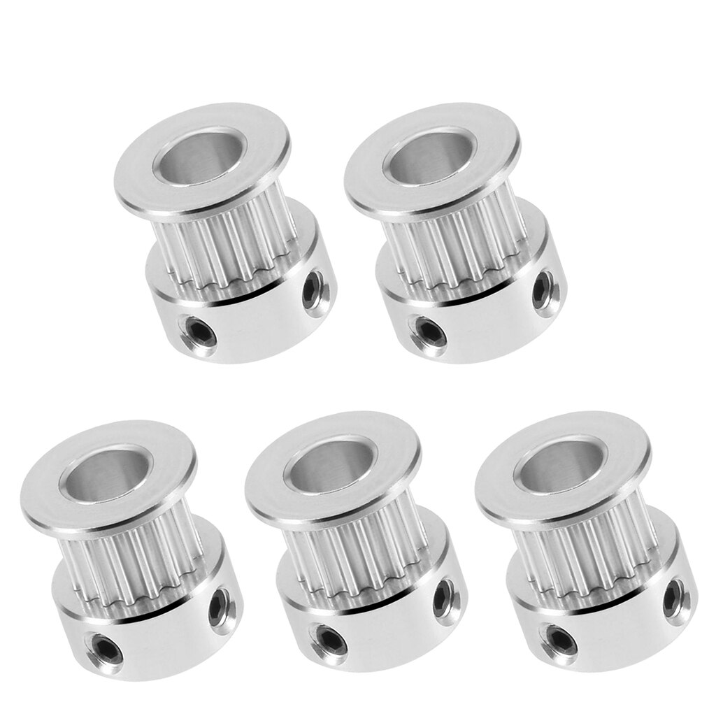 5pcs Timing Katrol GT2 Synchrone Wiel Poelie voor 3D Printer Accessoires Aluminiumlegering 16 Tanden