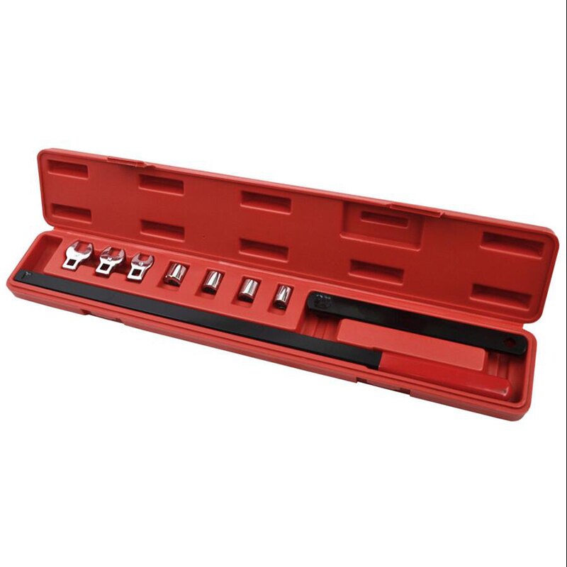 9PC Wrench Serpentine Belt Tension Tool Kit Automotive Repair Set Sockets