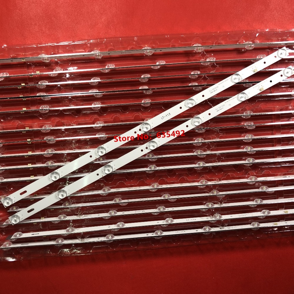 1set=3PCS LED Backlight strip bar 598mm for 32inch TV 7bars For JVC HL-00320A28-0701S-04 LT-32DE75