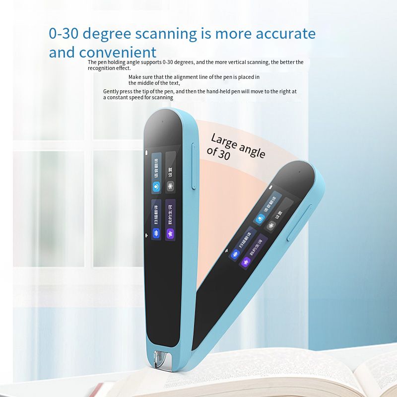 with Touch Screen Support WiFi Chinese / English Portable Scan Translation Pen Exam Reader Voice Language Translator Device
