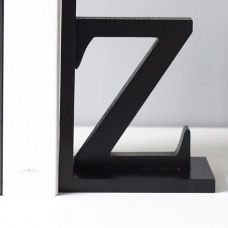 Eenvoudige En Moderne Brief Boekensteun Boekensteun Kantoor Boekenkast Boekensteun Brief Boekenkast Ornament