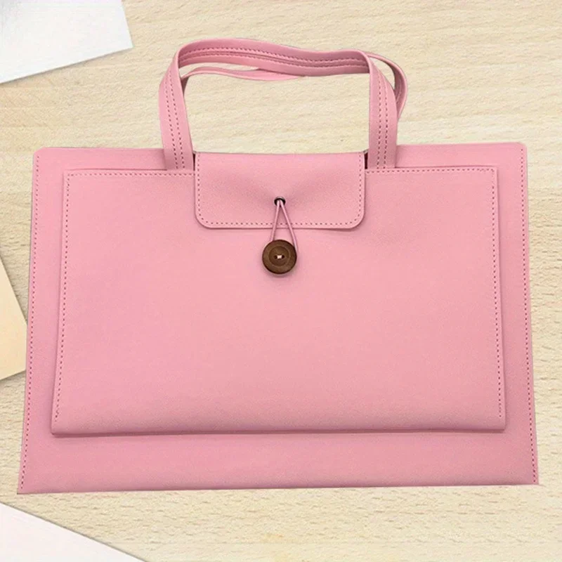 13.3/14 -tums laptopväska / affärsväska portfölj stor kapacitet förvaringsväskor tillämpliga macbook air laptopväskor messenger herr 핸드백: Rosa