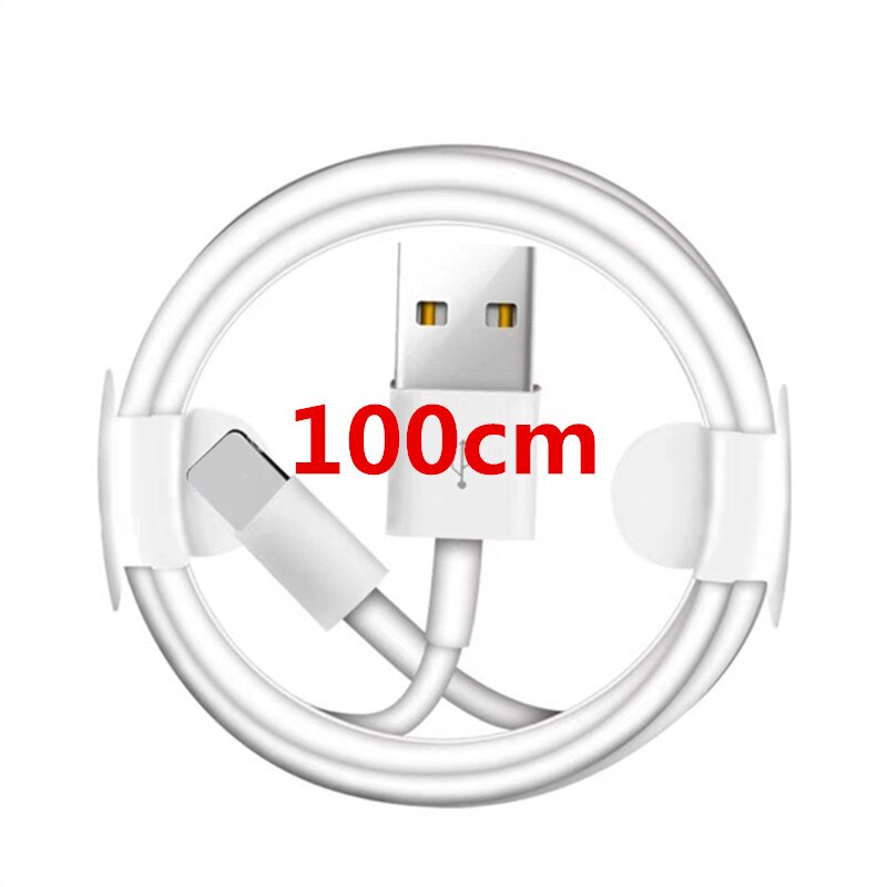 Charger Cable Fast USB Syncing Data Cords for iPhone 12/11/XS/Max/XR/X/8 Plus/7/6/6S/for iPad iPod/IOS 8pin charging cable: 100cm cable